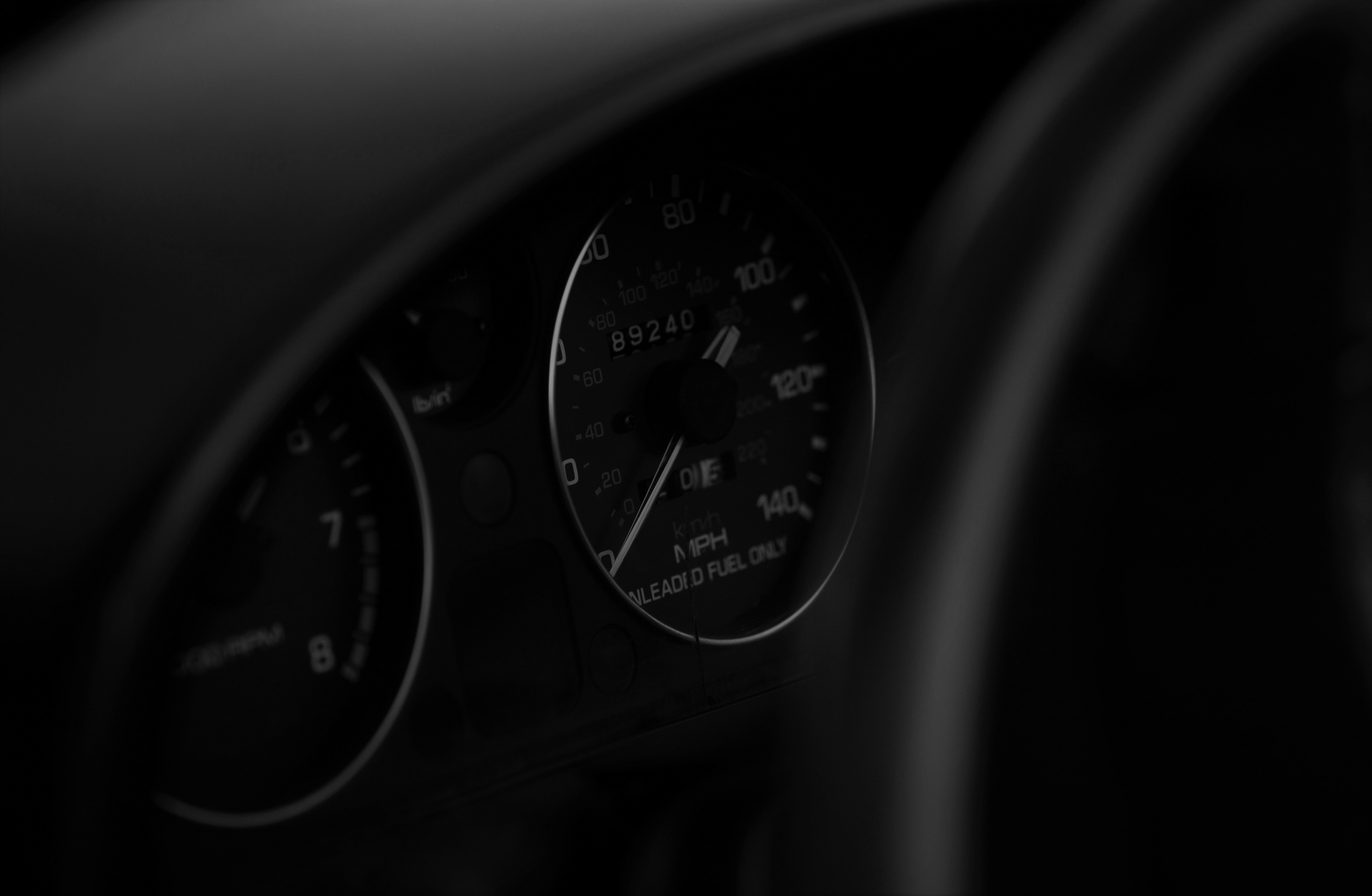 A photograph of a car dashboard, William Daigneault from Unsplash